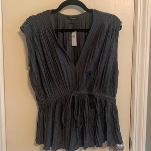 Banana Republic Sleeveless Pleated Top NWT